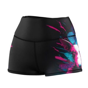 Spodenki sportowe damskie do jogi fitnessu EXTREME HOBBY VIVID BULTERIER. Czarne spodenki sportowe EXTREME HOBBY, s, bez wzorów, z dzianiny, do biegania. Za 159,00 zł.