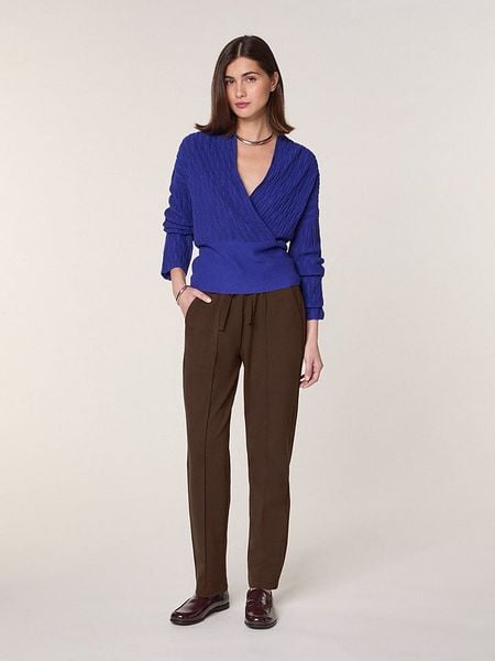 Rodier Wełniany sweter w kolorze niebieskim rozmiar: XL. Niebieskie swetry oversize Rodier, xl, bez wzorów, z wełny, bez ramiączek. Za 270,39 zł.