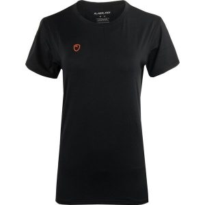 T-shirt Damski Eco Performance Czarny 2XS - Trwały i Oddychający. Czarne t-shirty NEW LAYER, xs, bez wzorów, bez kołnierzyka, bez ramiączek. Za 136,99 zł.