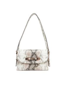 Guess Torebka Lefia HWKG96 44190 Szary. Szare torebki klasyczne Guess, z aplikacjami, ze skóry, bez dodatków. Za 399,99 zł.
