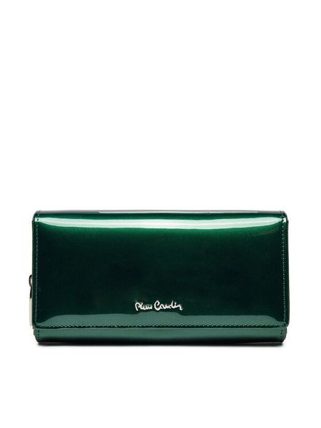Pierre Cardin Portfel 07 SHINY 106 Zielony. Zielone portfele Pierre Cardin, bez wzorów, ze skóry. Za 139,99 zł.