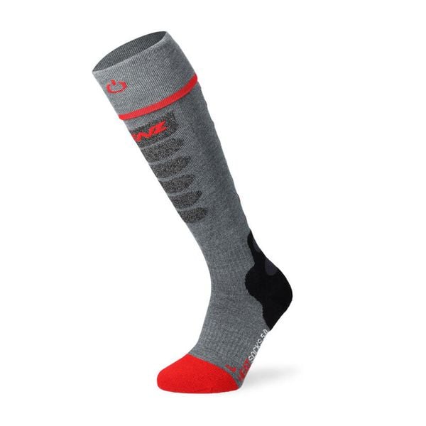 Skarpety narciarskie podgrzewane Lenz Heat Sock 5.1 Toe Cap Slim Fit. Czerwone skarpetki LENZ, bez wzorów. Za 375,00 zł.