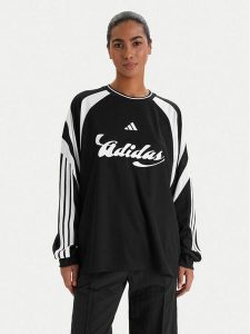 Adidas Bluzka House Of Tiro JY7638 Czarny Loose Fit. Czarne bluzki ADIDAS, l, bez wzorów, z syntetyku, bez kołnierzyka, bez ramiączek. Za 219,99 zł.
