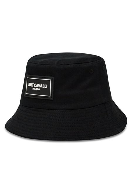 Just Cavalli Kapelusz 78RAZK20 ZG344 Czarny. Czarne kapelusze Just Cavalli, bez wzorów, z bawełny. Za 179,99 zł.