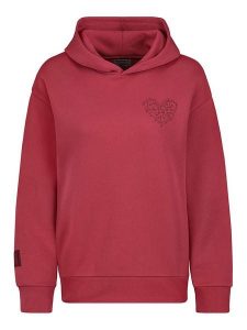 Sublevel Bluza w kolorze czerwonym rozmiar: XS. Czerwone bluzy Sublevel, xs, bez wzorów, z kapturem. Za 105,38 zł.