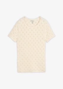 Sweter ażurowy z bawełny. Białe swetry klasyczne bonprix, z bawełny, bez kołnierzyka. Za 54,99 zł.