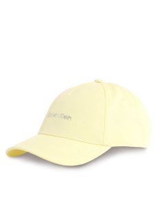 Calvin Klein Czapka z daszkiem Ck Must Tpu Logo Cap K60K610525 Żółty. Żółte czapki Calvin Klein, bez wzorów, z bawełny. Za 89,99 zł.
