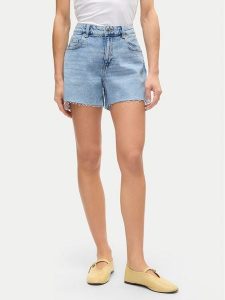 Vero Moda Szorty jeansowe Tess 10301532 Niebieski Regular Fit. Niebieskie szorty Vero Moda, bez wzorów, z bawełny. Za 169,99 zł.