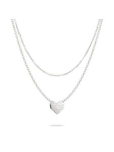 Liebeskind Posrebrzany naszyjnik - dł. 46 cm rozmiar: onesize. Szare naszyjniki Liebeskind, posrebrzane. Za 165,99 zł.