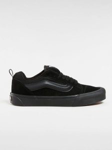 Vans Skórzane sneakersy "Knu Skool" w kolorze czarnym rozmiar: 40. Czarne trampki Vans, bez wzorów, bez zapięcia. Za 285,49 zł.