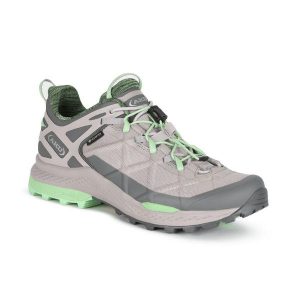 Buty turystyczne damskie AKU W'S ROCKET DFS GTX. Zielone buty trekkingowe Aku, z materiału, bez zapięcia. Za 773,00 zł.