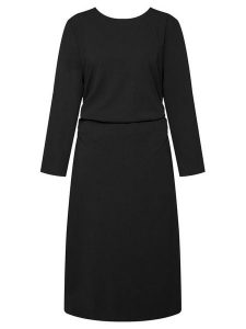 Calvin Klein Sukienka koktajlowa LV044D062G Czarny Slim Fit. Czarne sukienki Calvin Klein, bez wzorów, z syntetyku, wizytowe, bez kołnierzyka, bez ramiączek. Za 679,99 zł.