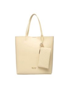 Nine West Torebka CEO-Elarx-LDA8545 Żółty. Żółte shopper bag Nine West, bez wzorów, z materiału, bez dodatków. Za 199,99 zł.