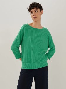 Someday Sweter "Umirai" w kolorze zielonym rozmiar: 40. Zielone swetry oversize someday., bez wzorów, bez ramiączek. Za 96,60 zł.