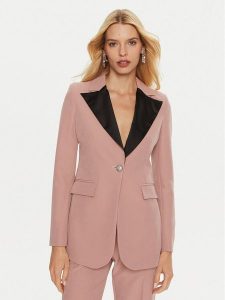 Artigli Marynarka ACGI000048 Różowy Regular Fit. Czerwone marynarki i żakiety Artigli, bez wzorów, z syntetyku. Za 479,99 zł.