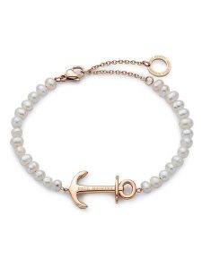 Paul Hewitt Bransoletka z perłami rozmiar: onesize. Białe bransoletki Paul Hewitt, z perłą, ze stali. Za 178,37 zł.