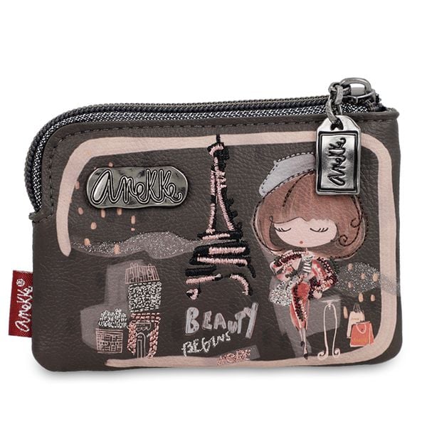 Brązowy Damski Portfel Anekke Edycja Limitowana. Brązowe portfele Anekke, z aplikacjami. Za 109,00 zł.