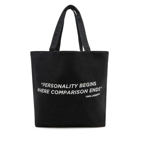 Torebka KARL LAGERFELD. Czarne torebki klasyczne KARL LAGERFELD, bez wzorów, bez dodatków. Za 209,99 zł.