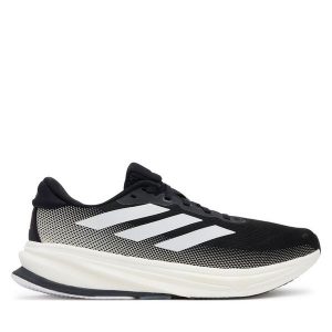 Buty do biegania adidas. Czarne buty sportowe ADIDAS, bez wzorów, bez zapięcia, do biegania. Za 469,99 zł.