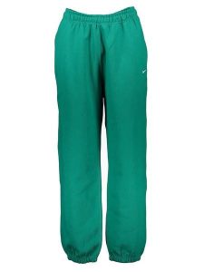 Nike Spodnie dresowe "NRG" w kolorze zielonym rozmiar: L. Zielone spodnie dresowe Nike, l, bez wzorów, z dresówki. Za 149,31 zł.
