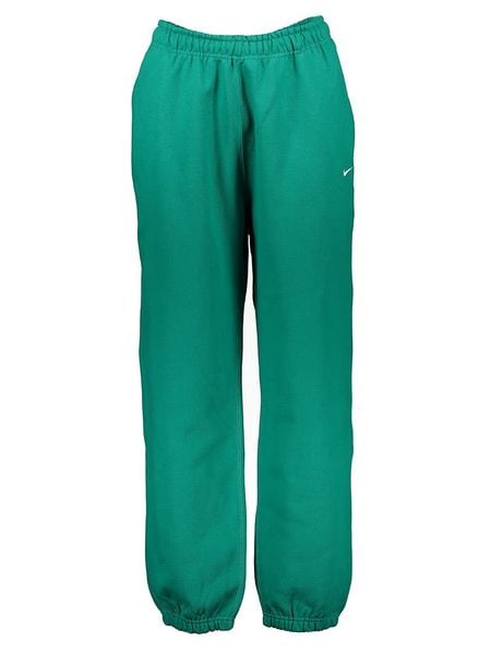 Nike Spodnie dresowe "NRG" w kolorze zielonym rozmiar: L. Zielone spodnie dresowe Nike, l, bez wzorów, z dresówki. Za 109,00 zł.