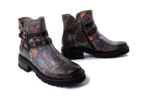 LAURA VITA 0006265 Kouleo 43 gris, botki damskie. Szare botki LAURA VITA, na zimę, bez wzorów, z polaru, bez obcasa, na obcasie, bez zapięcia. Za 504,90 zł.