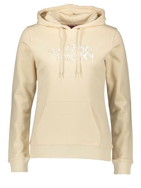 The North Face Bluza "New Peak" w kolorze beżowym rozmiar: S. Brązowe bluzy The North Face, s, bez wzorów, z bawełny, z kapturem. Za 166,88 zł.