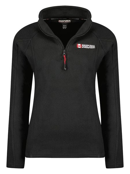 ANAPURNA Bluza polarowa "Tonneauhz" w kolorze czarnym rozmiar: L. Czarne bluzy ANAPURNA, l, bez wzorów, z materiału, bez kaptura. Za 83,03 zł.