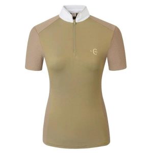 Kombinezon do jazdy konnej dla kobiet Covalliero. Brązowe kombinezony COVALLIERO, na lato, bez wzorów, sportowe, bez kołnierzyka, bez ramiączek. Za 252,50 zł.