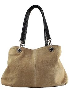 ORE10 Skórzana torebka w kolorze szarobrązowym - 32 x 20 x 14 cm rozmiar: onesize. Brązowe torebki klasyczne ORE10, bez wzorów, z materiału, bez dodatków. Za 109,45 zł.