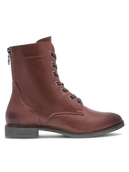 Lasocki Trzewiki EST-NEW2-18 Brązowy. Brązowe botki Lasocki, bez wzorów, ze skóry, bez obcasa, na płaskiej podeszwie, bez zapięcia. Za 189,99 zł.