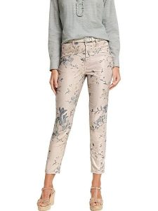 Heine Spodnie w kolorze beżowym rozmiar: 44. Brązowe rurki Heine, z materiału. Za 105,14 zł.