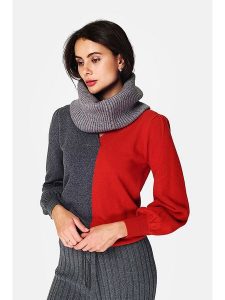 C& Jo Szal-koło w kolorze szarym rozmiar: onesize. Szare szaliki C& Jo, bez wzorów, z kaszmiru. Za 143,56 zł.