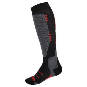 Skarpety narciarskie Blizzard Wool Sport Ski Merino black/red. Czarne skarpetki BLIZZARD, bez wzorów. W wyprzedaży za 64,99 zł.