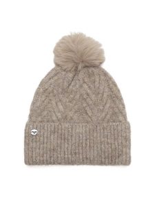 Roxy Czapka RX-W3-001-AW24 Beżowy. Brązowe czapki Roxy, bez wzorów, z poliesteru. Za 59,99 zł.