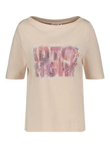 Gerry Weber Koszulka w kolorze jasnoróżowym rozmiar: 36. Różowe bluzki Gerry Weber, bez wzorów, z bawełny, bez kołnierzyka, bez ramiączek. Za 74,63 zł.