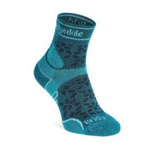 Skarpety do biegania Bridgedale LW T2 MERINO 3/4 LD. Zielone skarpetki Bridgedale, bez wzorów. Za 74,99 zł.