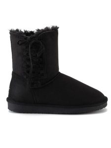 Blackfield Botki zimowe "Nueltin" w kolorze czarnym rozmiar: 39. Czarne botki Blackfield, na zimę, bez wzorów, z materiału, z okrągłym noskiem, bez obcasa, bez zapięcia. Za 202,45 zł.