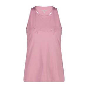 Damski tank top CMP. Czerwone topy CMP, s, bez wzorów, sportowe, bez kołnierzyka, bez ramiączek. Za 176,50 zł.