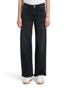 Betty Barclay Dżinsy - Regular fit - w kolorze czarnym rozmiar: 46. Czarne jeansy Betty Barclay, z aplikacjami, ze skóry, z podwyższonym stanem. Za 154,95 zł.
