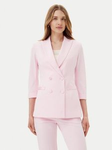 Imperial Marynarka JU25JAW Różowy Slim Fit. Czerwone marynarki i żakiety Imperial, l, bez wzorów, z syntetyku. Za 389,99 zł.