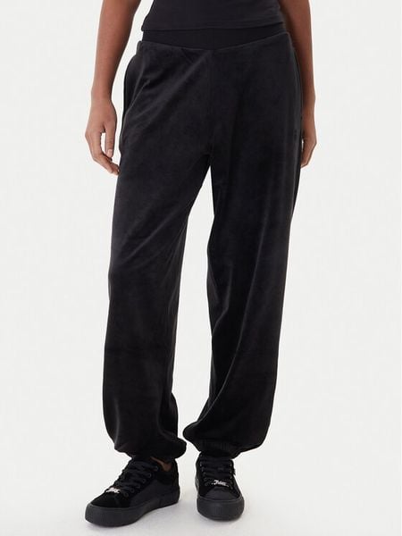 Juicy Couture Spodnie dresowe Davidson JCBBJ224811 Czarny Regular Fit. Czarne spodnie dresowe Juicy Couture, xs, bez wzorów, z dresówki. Za 429,99 zł.