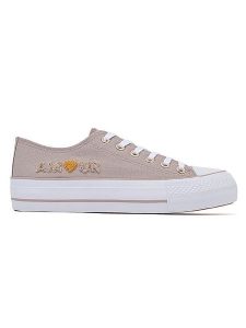 Sixth Sens Sneakersy w kolorze beżowym rozmiar: 36. Brązowe trampki Sixth Sens, z aplikacjami, bez zapięcia. Za 114,17 zł.