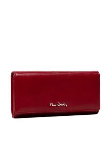 Pierre Cardin Portfel 06 ITALY 100 Czerwony. Czerwone portfele Pierre Cardin, bez wzorów, ze skóry. Za 169,99 zł.