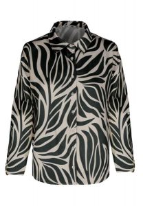 Koszula z wzorem K-LOST. Czarne koszule Volcano, xxl, bez wzorów, z materiału, bez kołnierzyka, bez ramiączek. Za 129,99 zł.