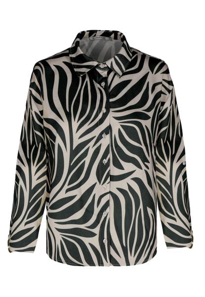 Koszula z wzorem K-LOST. Czarne koszule Volcano, xxl, bez wzorów, z materiału, bez kołnierzyka, bez ramiączek. Za 129,99 zł.