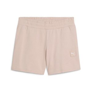 Damskie szorty ESS ELEVATED 5" ze średnim stanem PUMA Rose Quartz Pink. Czerwone szorty Puma, bez wzorów. W wyprzedaży za 114,00 zł.