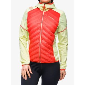 Kurtka ocieplana damska La Sportiva Koro Jacket. Zielone kurtki La Sportiva, l, bez wzorów, z puchu, bez kaptura. Za 592,99 zł.