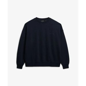 Bluza damska Superdry Essential Logo Gd. Niebieskie bluzy Superdry, bez wzorów, bez kaptura. Za 288,40 zł.