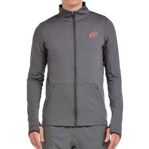 Sudadera Bullpadel Eridanu. Szare kurtki BULLPADEL, bez wzorów, bez kaptura. Za 297,65 zł.